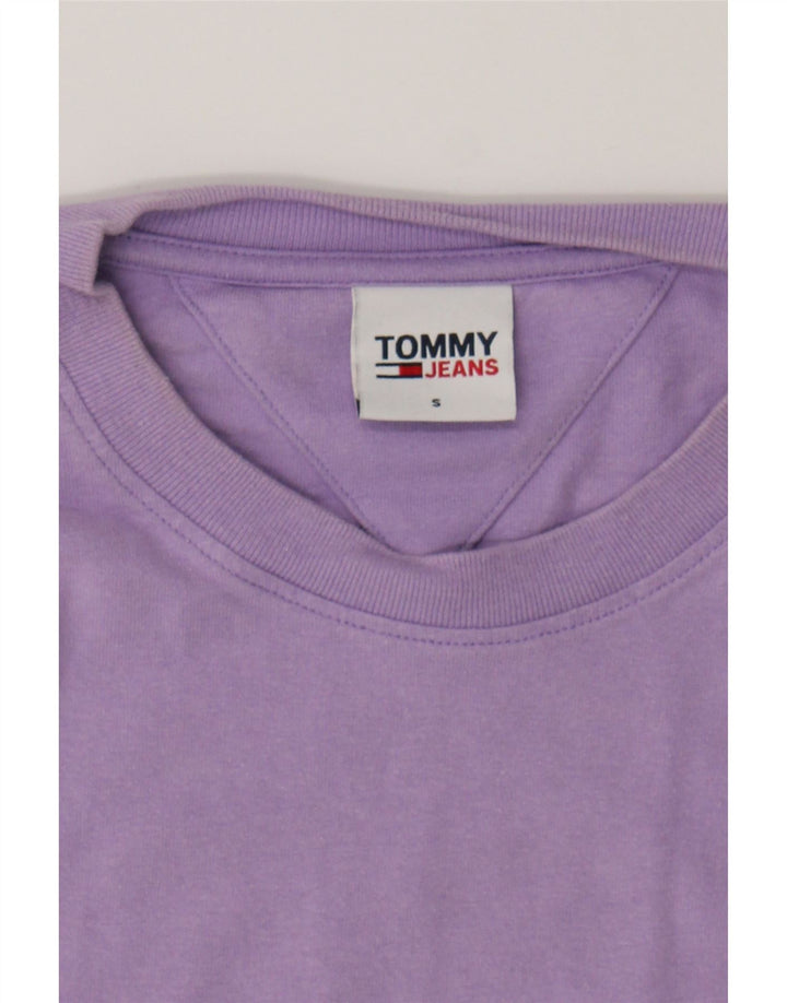 TOMMY HILFIGER Mens T-Shirt Top Small Purple Cotton Vintage Tommy Hilfiger and Second-Hand Tommy Hilfiger from Messina Hembry 