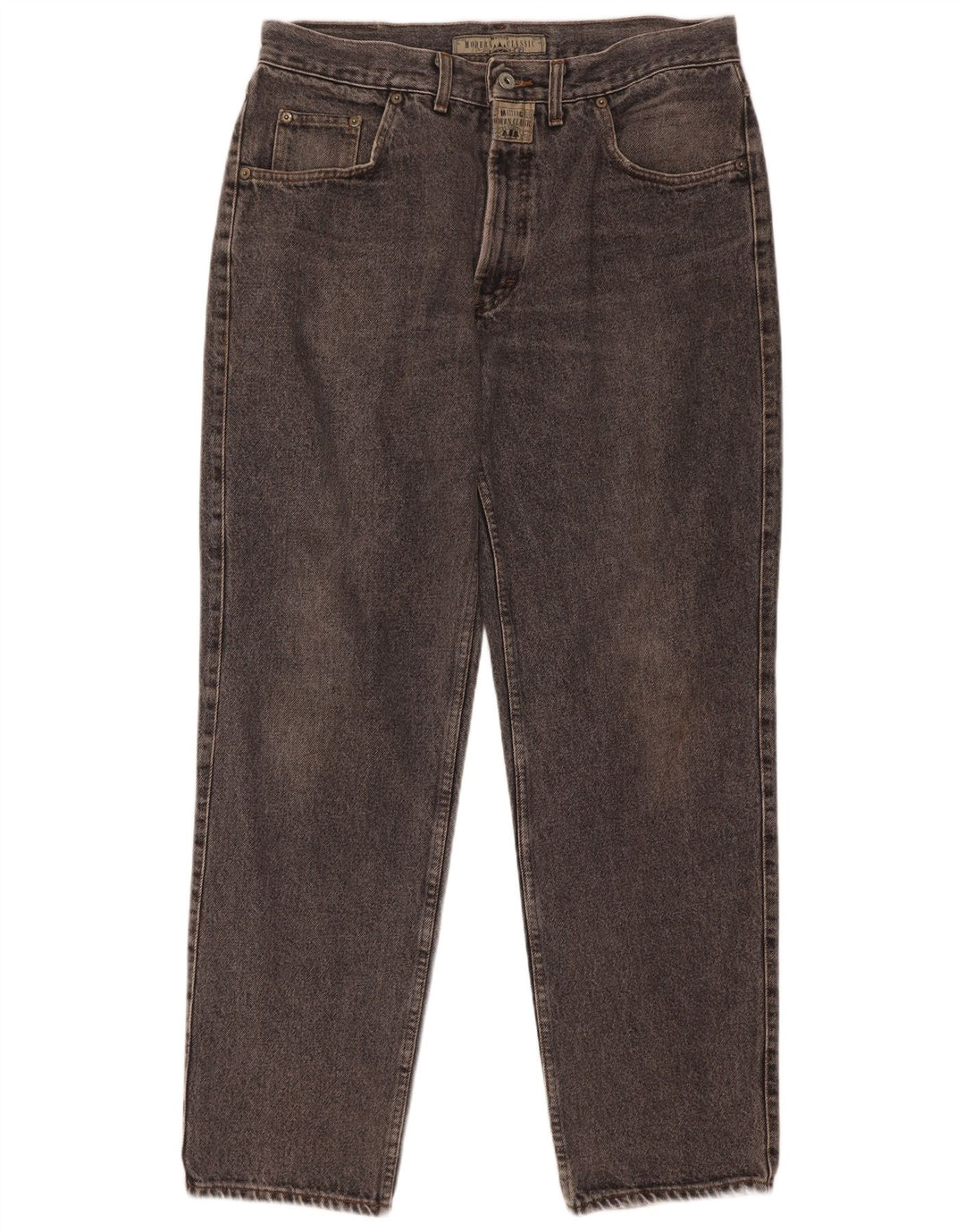 Jeans cônicos masculinos Mustang W34 L32 cinza