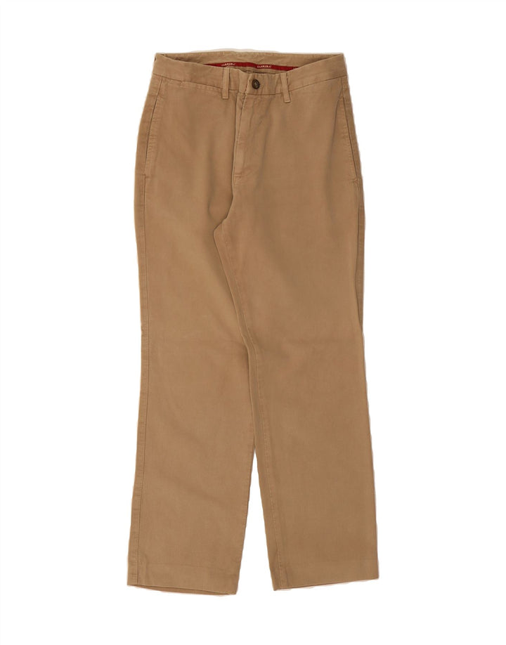 CARRERA Mens Straight Chino Trousers IT 48 Medium W30 L30 Beige Cotton Vintage Carrera and Second-Hand Carrera from Messina Hembry 