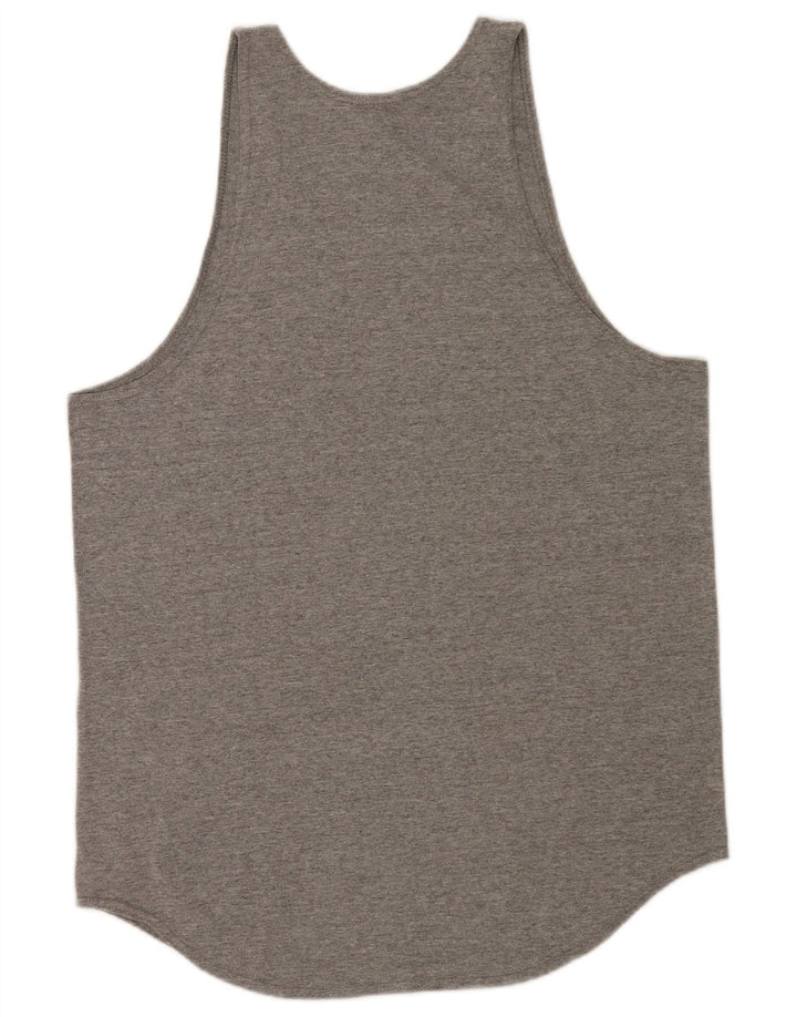 Russell Athletic Mens Graphic Vest Top XL Poliéster Cinza