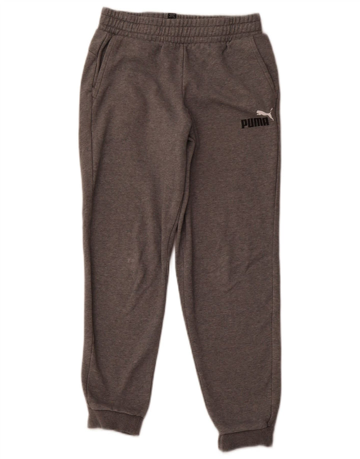 Calças de treino PUMA Meninos Joggers 13-14 Anos Cinza Algodão