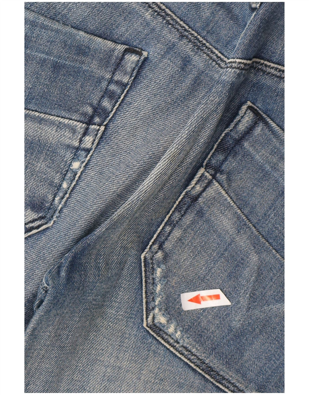 DIESEL Feminino Nevy Slim Jeans W30 L27 Azul Algodão