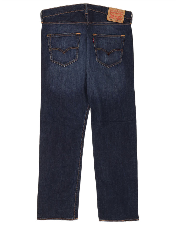 Jeans Levi's 501 Straight Masculino W34 L30 Azul Marinho