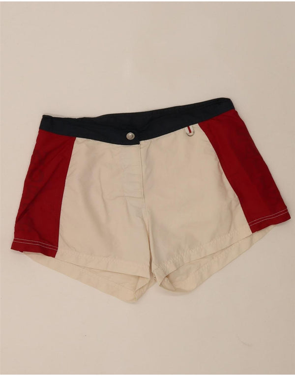 Shorts de natação feminino North Sails UK 12 médio branco colorblock poliamida