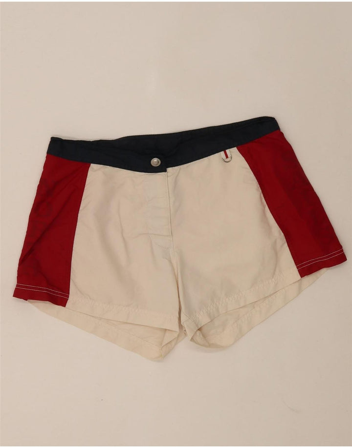 Shorts de natação feminino North Sails UK 12 médio branco colorblock poliamida