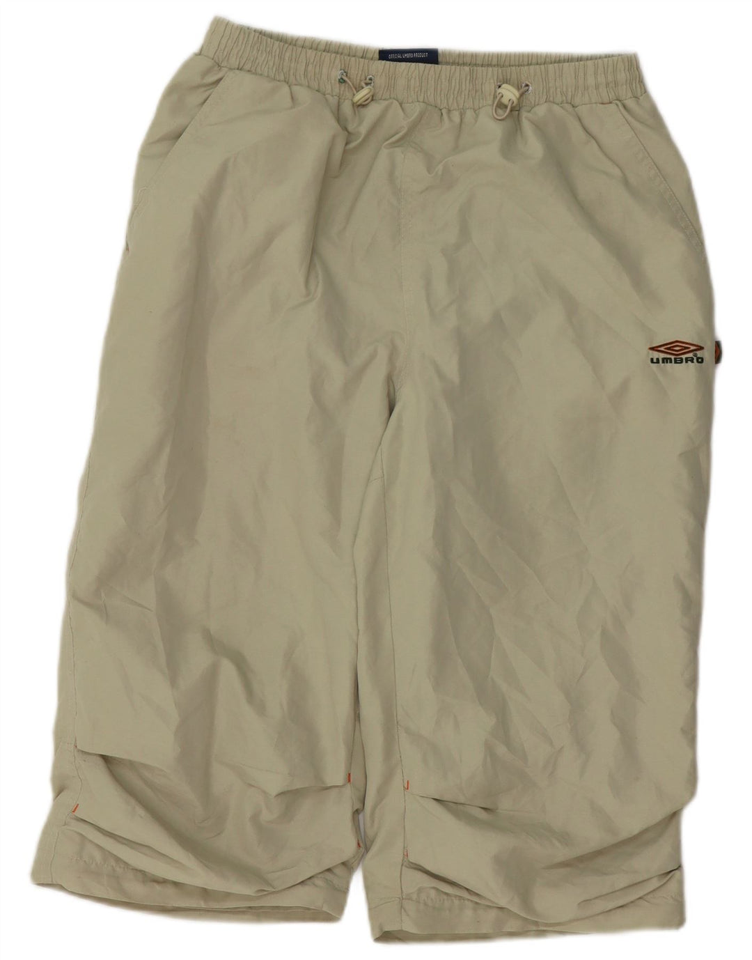 Umbro Mens Bermuda Sport Shorts Médio Cáqui Poliéster