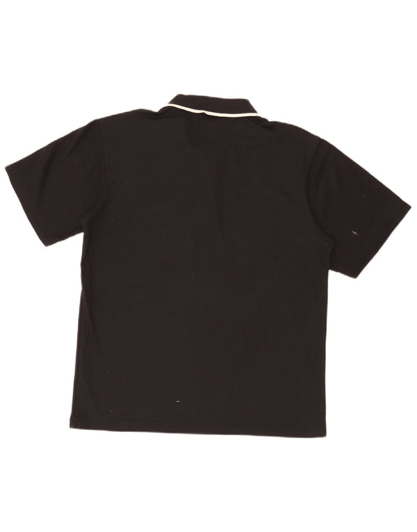 Camisa polo masculina Umbro médio preto poliéster