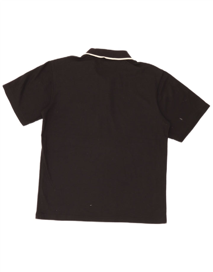 Camisa polo masculina Umbro médio preto poliéster