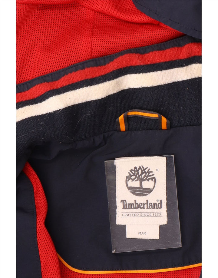 Jaqueta bomber com capuz masculina Timberland UK 38 médio azul marinho