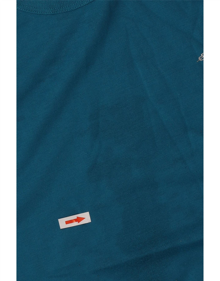 Camiseta Eddie Bauer Boys Top 14-15 Anos Grande Azul Poliéster