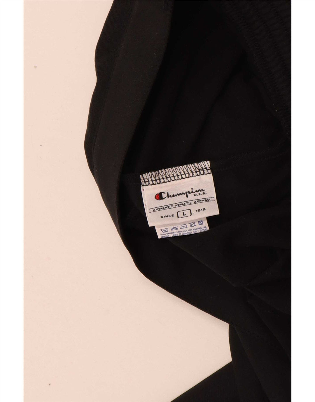 Calça de treino feminina Champion UK 14 grande poliéster preto
