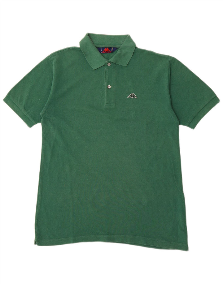 Camisa polo masculina KAPPA pequena algodão verde