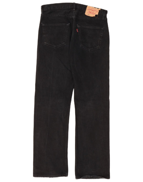 LEVI'S Masculino 501 Straight Jeans W32 L31 Preto