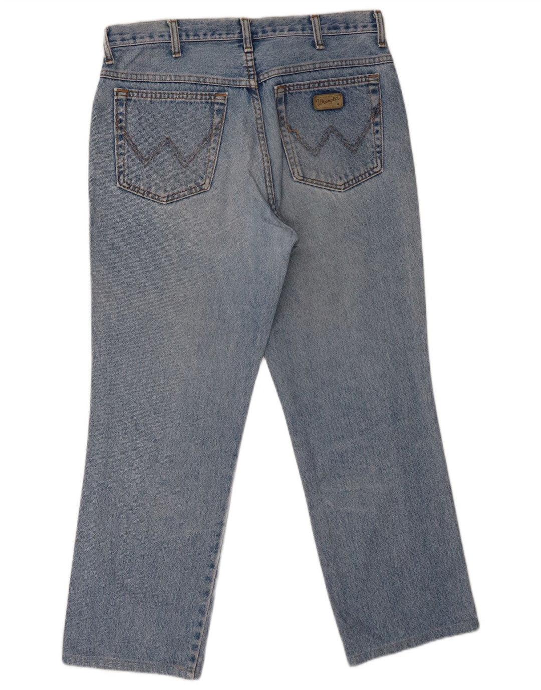 Wrangler Masculino Texas Straight Jeans W35 L27 Azul Algodão