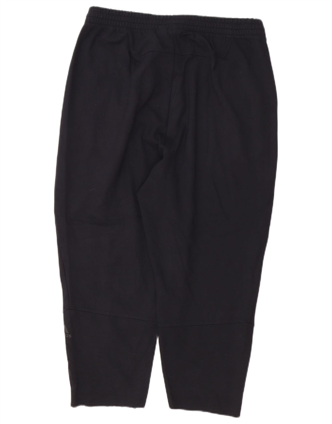Calças de treino masculinas Adidas grandes de algodão preto