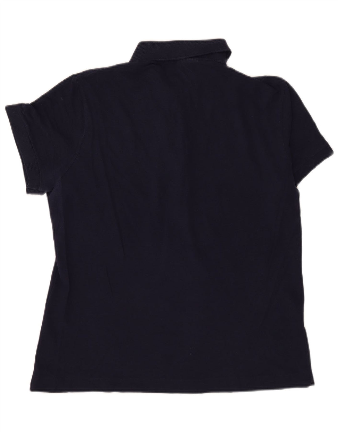 Camisa polo masculina Lacoste tamanho 4 médio algodão azul marinho