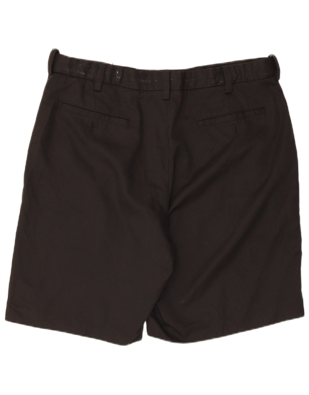Izod Mens Chino Shorts W38 XL Poliéster Preto