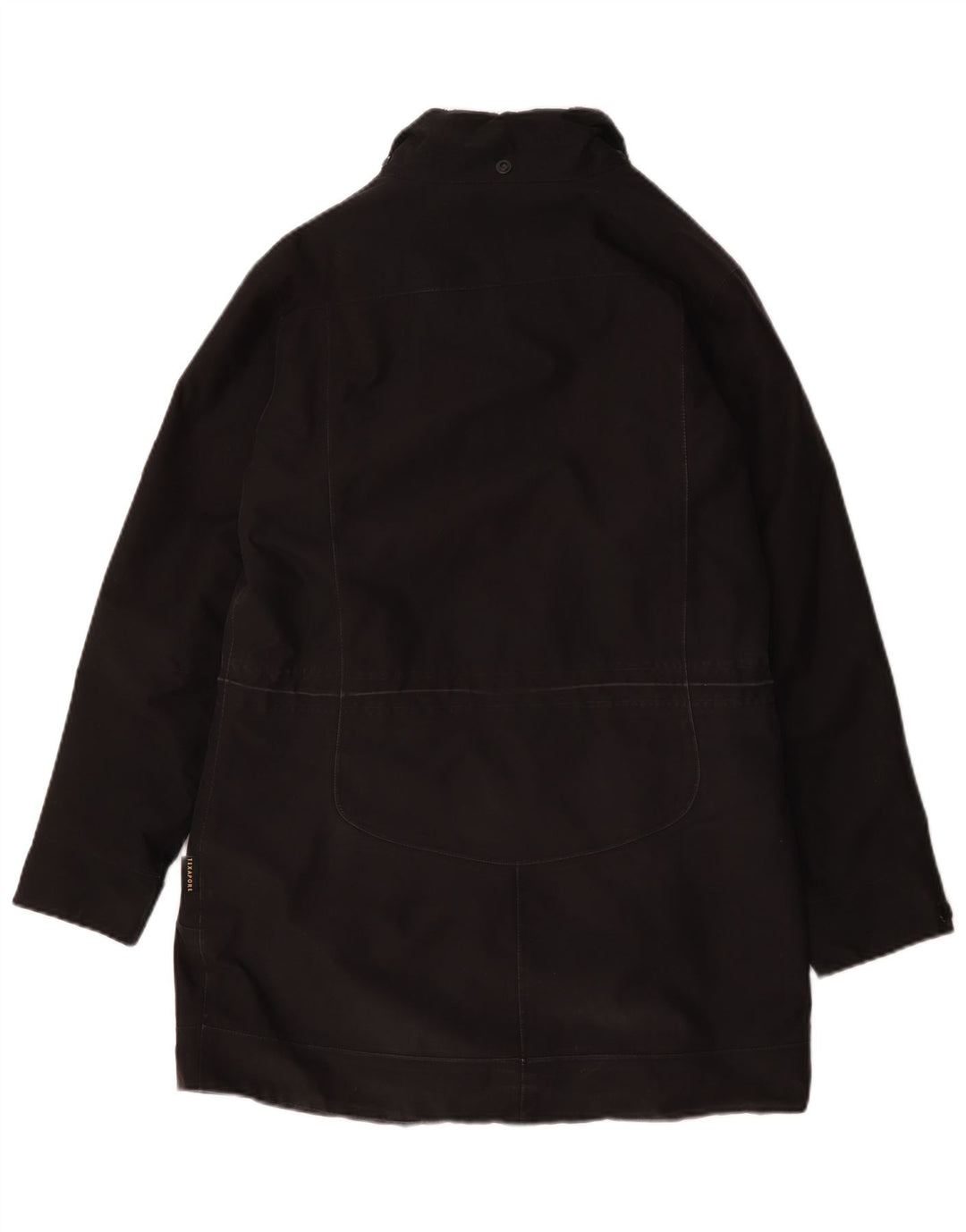 Casaco corta-vento feminino Jack Wolfskin Reino Unido 12/14 poliéster preto médio