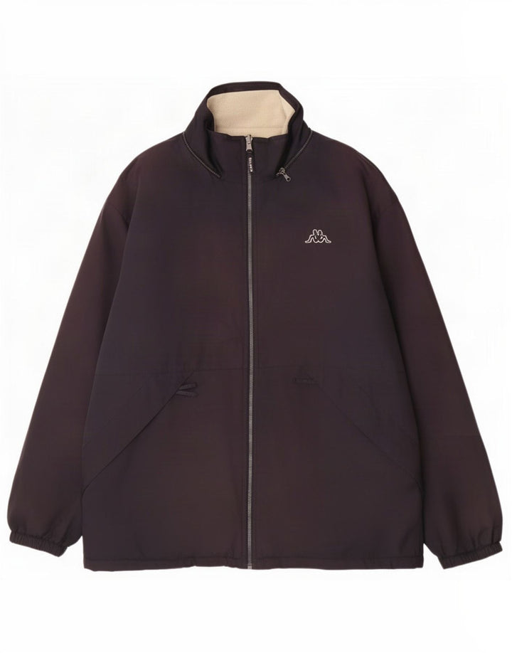 Jaqueta reversível masculina Kappa UK 40 grande azul marinho