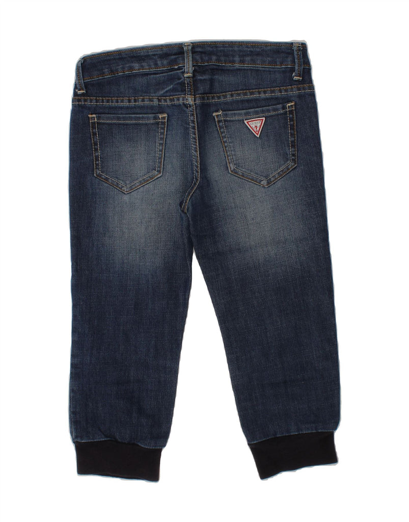 GUESS Girls Joggers Capri Jeans 9-10 Years W24 L16 Blue Cotton Vintage Guess and Second-Hand Guess from Messina Hembry 