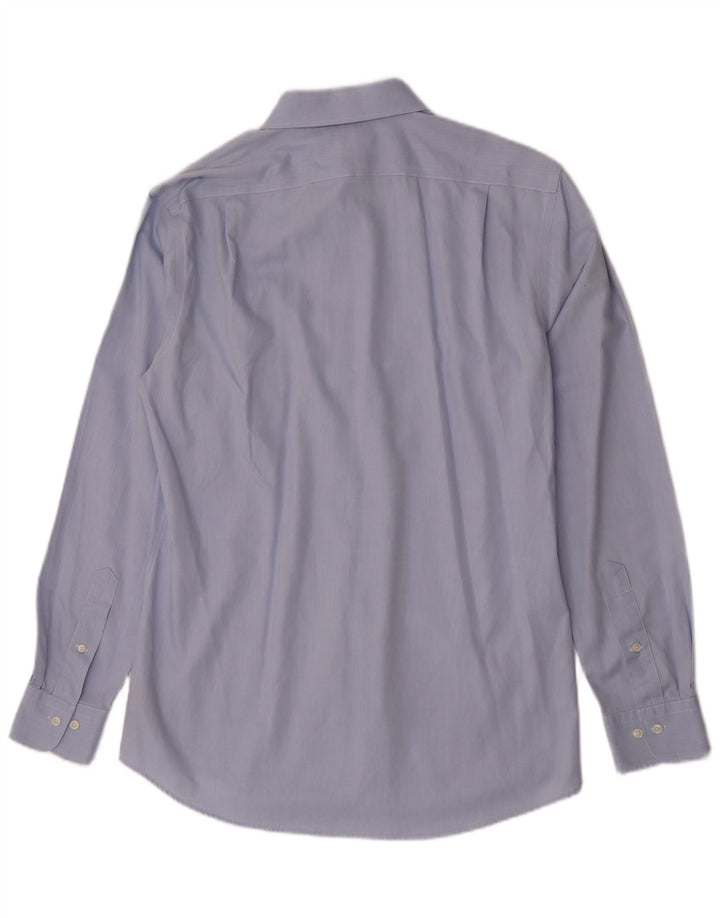 Camisa masculina Ralph Lauren tamanho 15 1/2 39 algodão azul médio