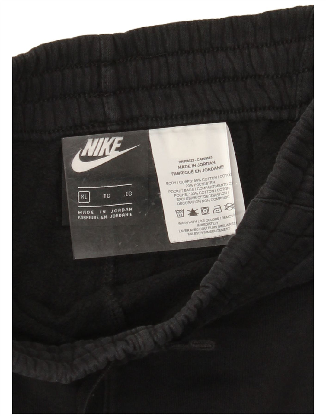 Calças de treino para meninas NIKE 13-14 anos XL preto algodão