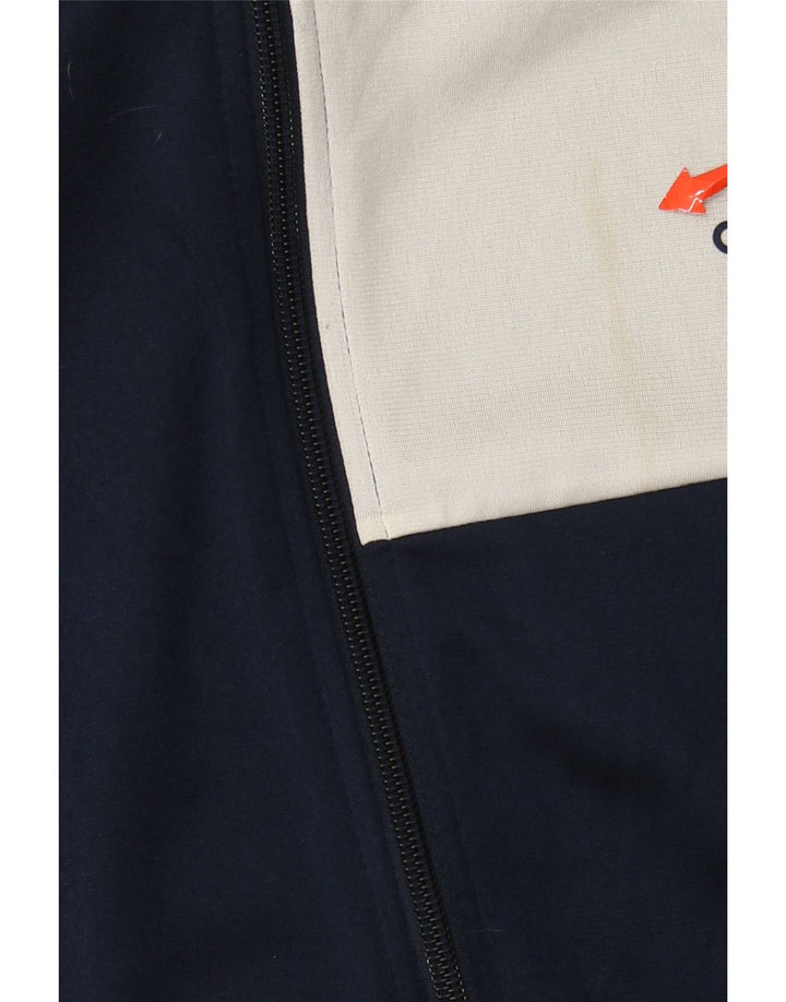 Adidas Mens Tracksuit Top Jacket UK 46/48 XL Azul Marinho Colorblock