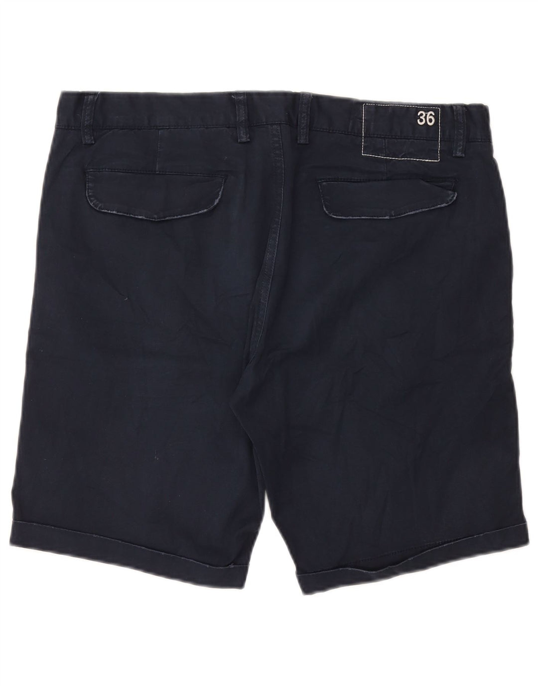 Shorts Chino Masculino Sun68 W36 Grande Algodão Azul Marinho