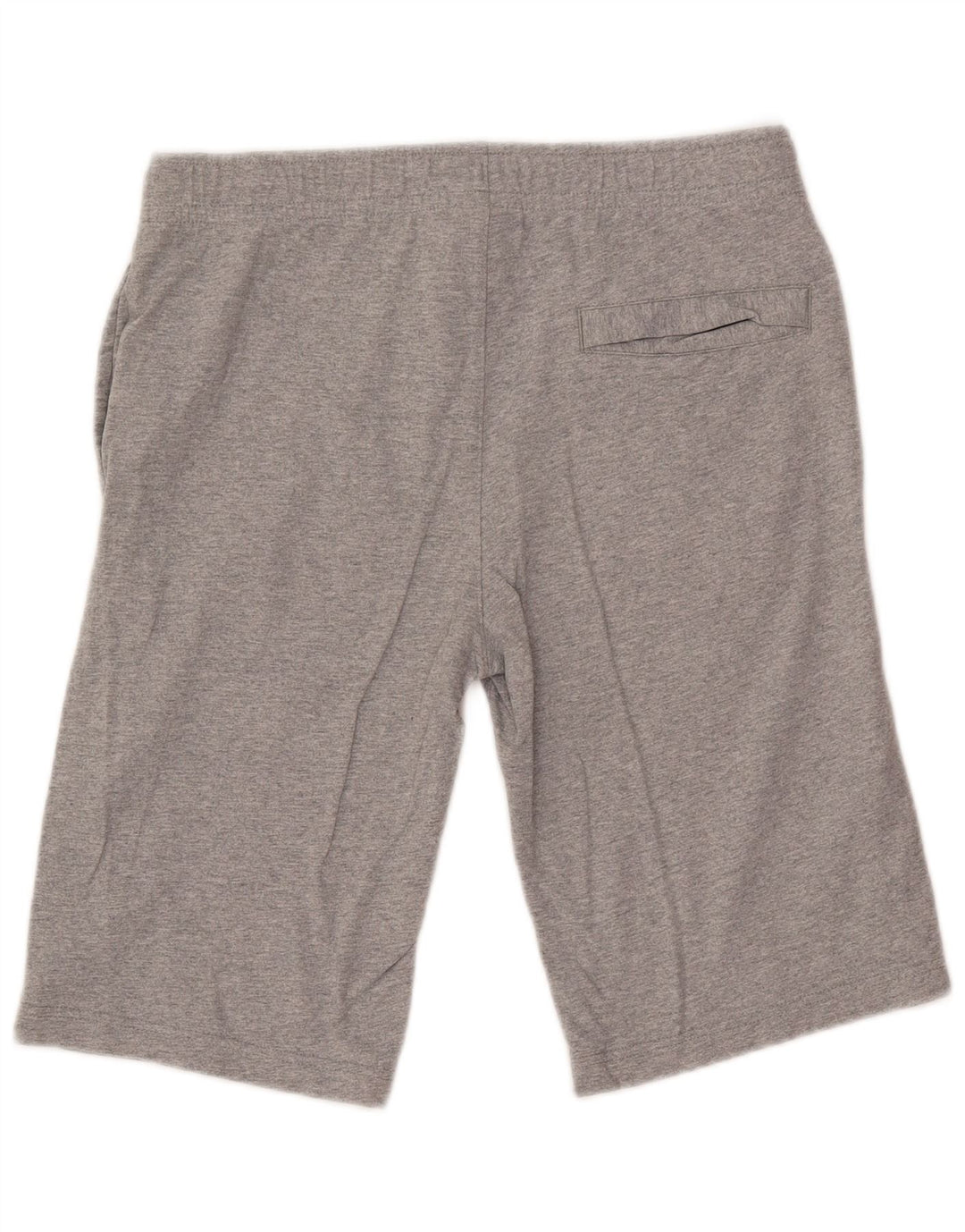 Shorts esportivos masculinos NIKE médio cinza manchado de algodão