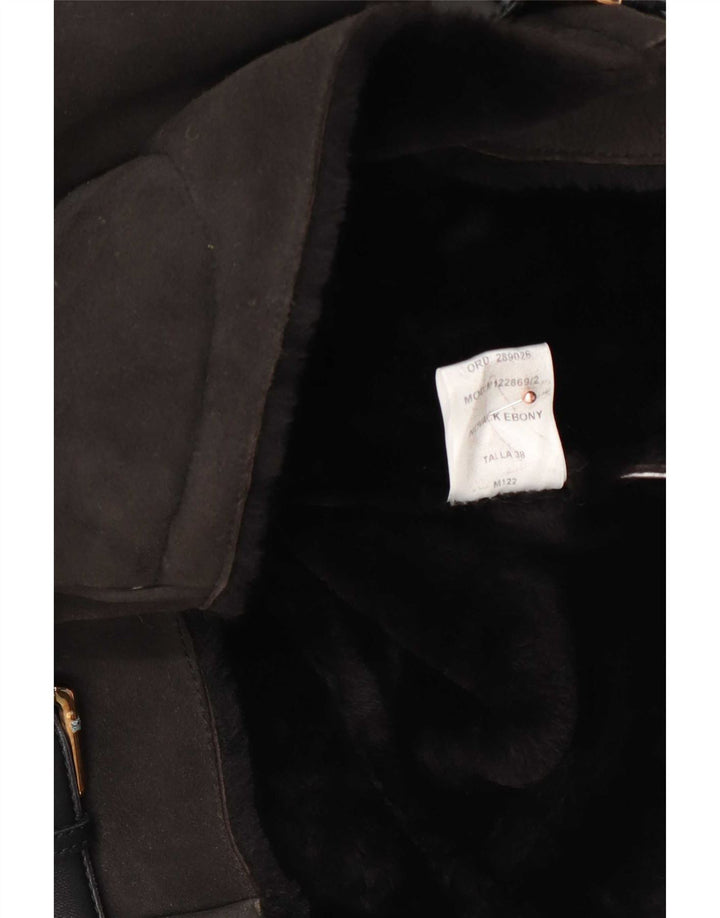 Colete Sherpa Vintage Feminino EU 38 Médio Marrom