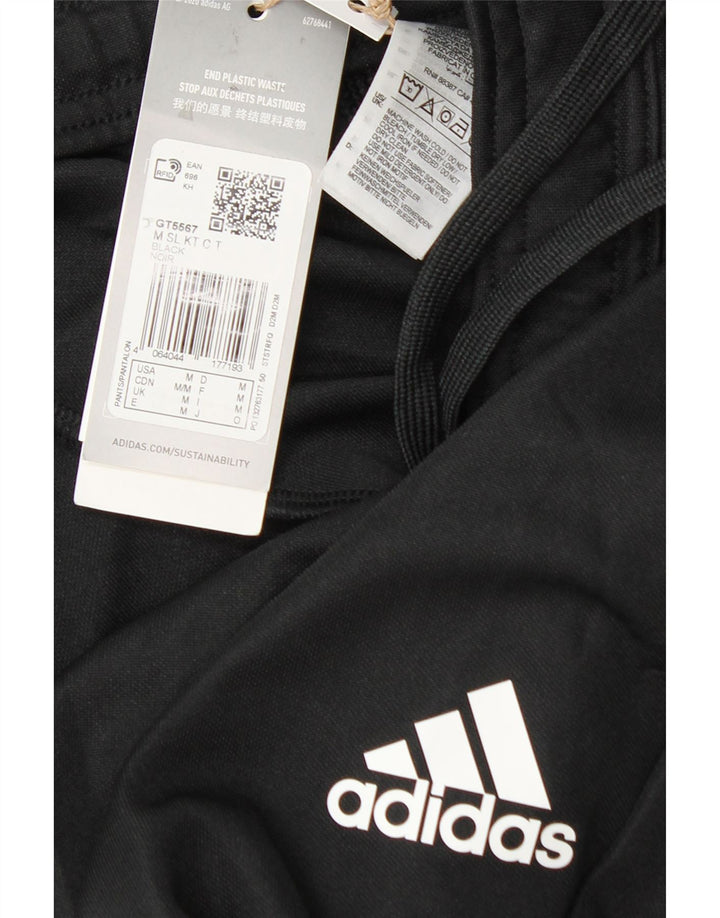 Adidas Mens Treino Calças Joggers Médio Poliéster Preto