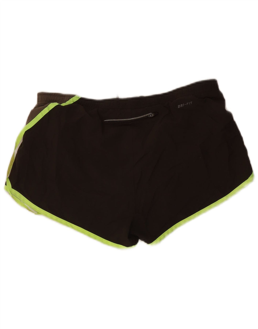 Shorts esportivos masculinos Nike Dri Fit médio marrom colorblock poliéster