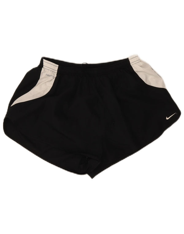 Shorts esportivos masculinos Nike grande poliéster colorblock preto