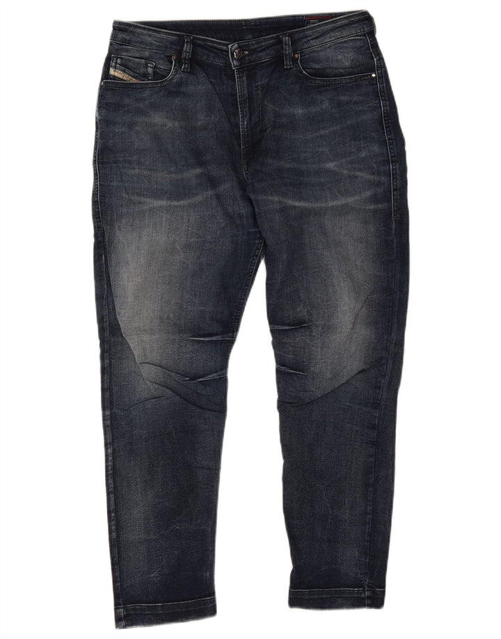 DIESEL Calça Jeans Feminina Crop Slim W27 L24 Azul Algodão