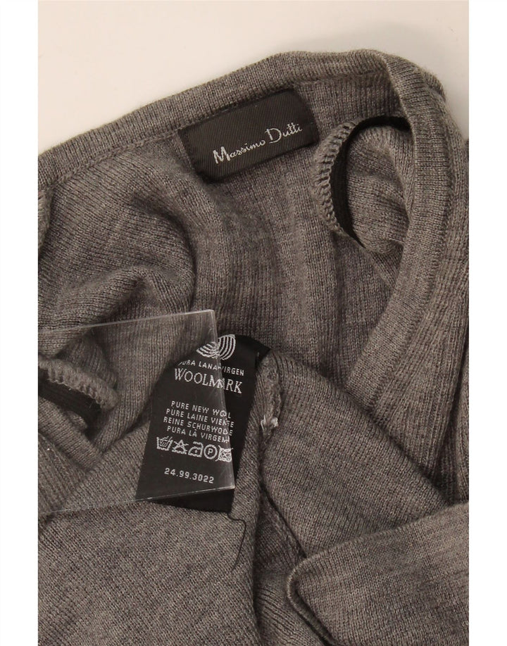 Regata masculina MASSIMO DUTTI com colete XL cinza lã nova