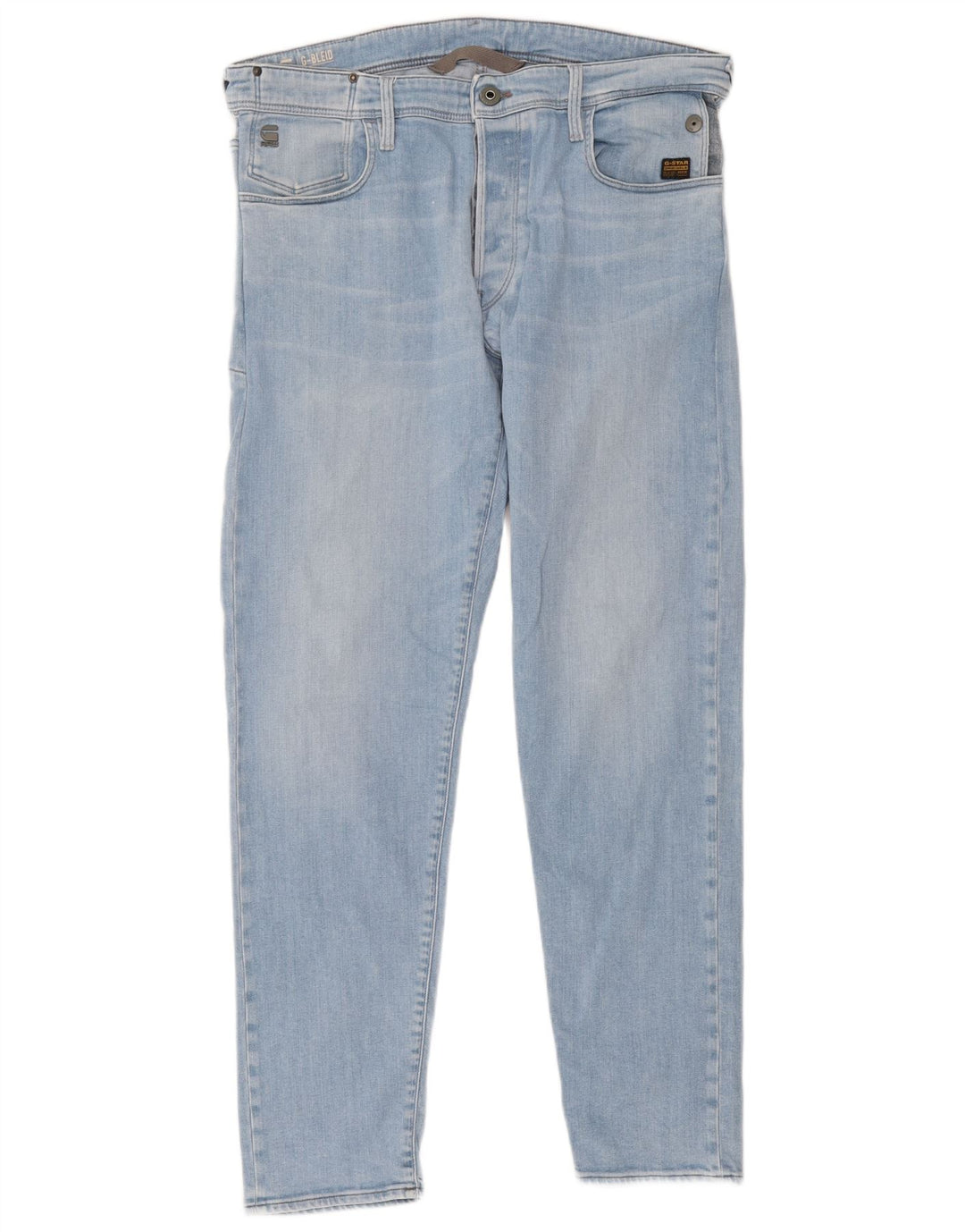 Calça jeans slim masculina G-Star W36 L32 algodão azul