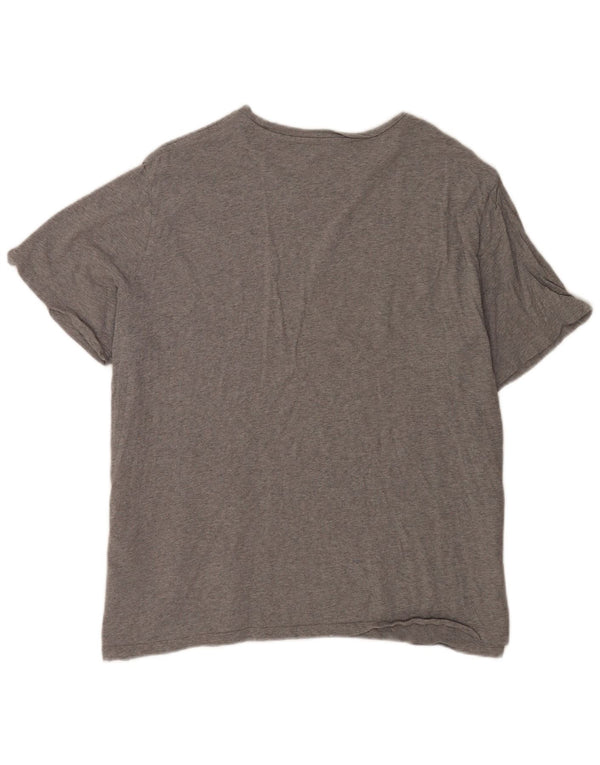Camiseta gráfica masculina Levi's Top 2XL algodão cinza