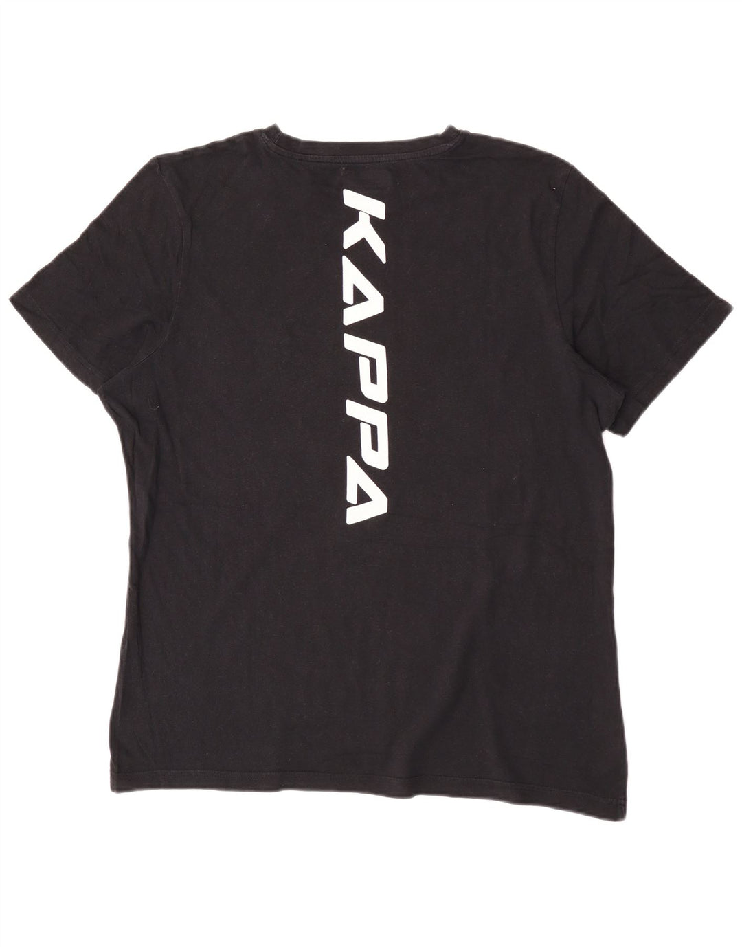 Camiseta gráfica masculina Kappa Top grande preto