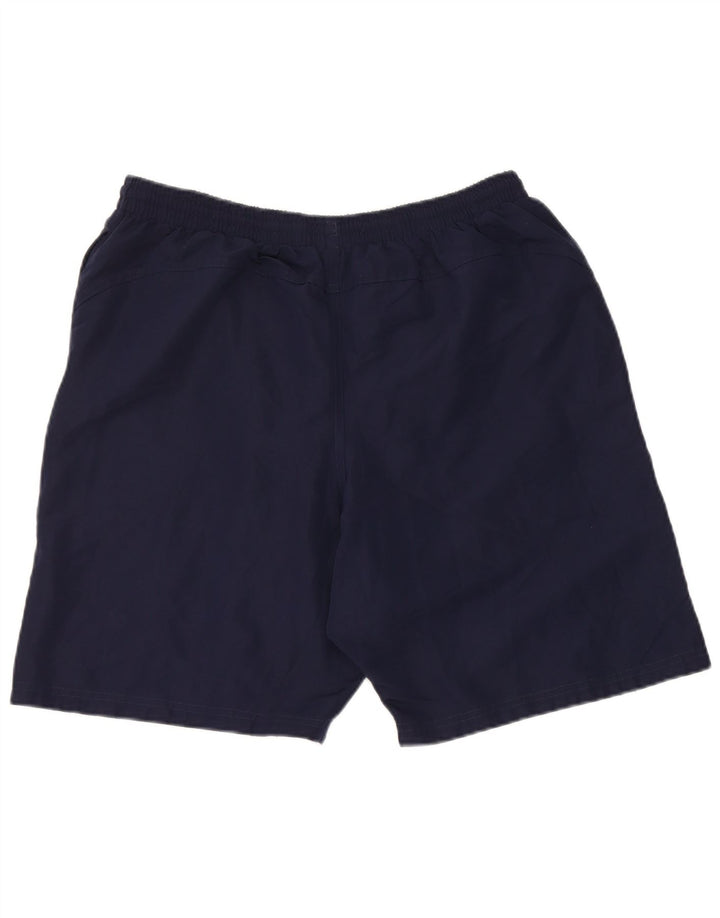 Shorts esportivos masculinos Umbro XL azul marinho poliéster