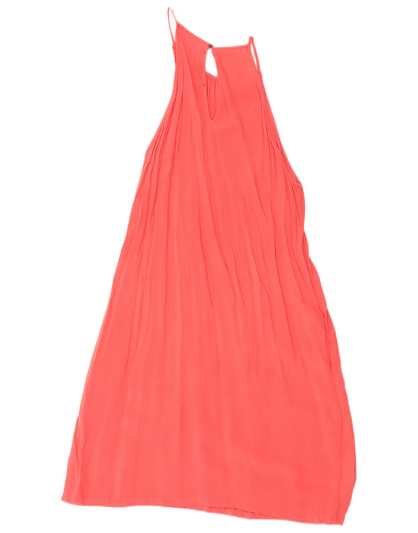 Vestido Halter Feminino Zara Reino Unido 14 Grande Rosa