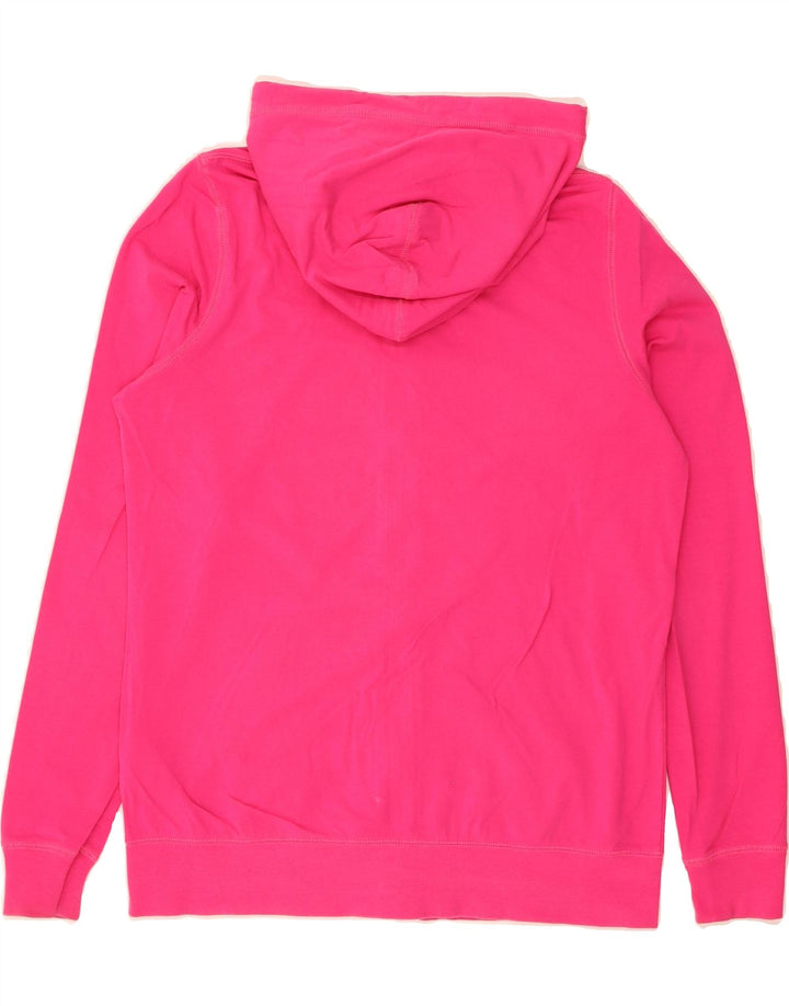 NIKE Womens Zip Hoodie Sweater UK 16 Large Pink Cotton Vintage Nike and Second-Hand Nike from Messina Hembry 
