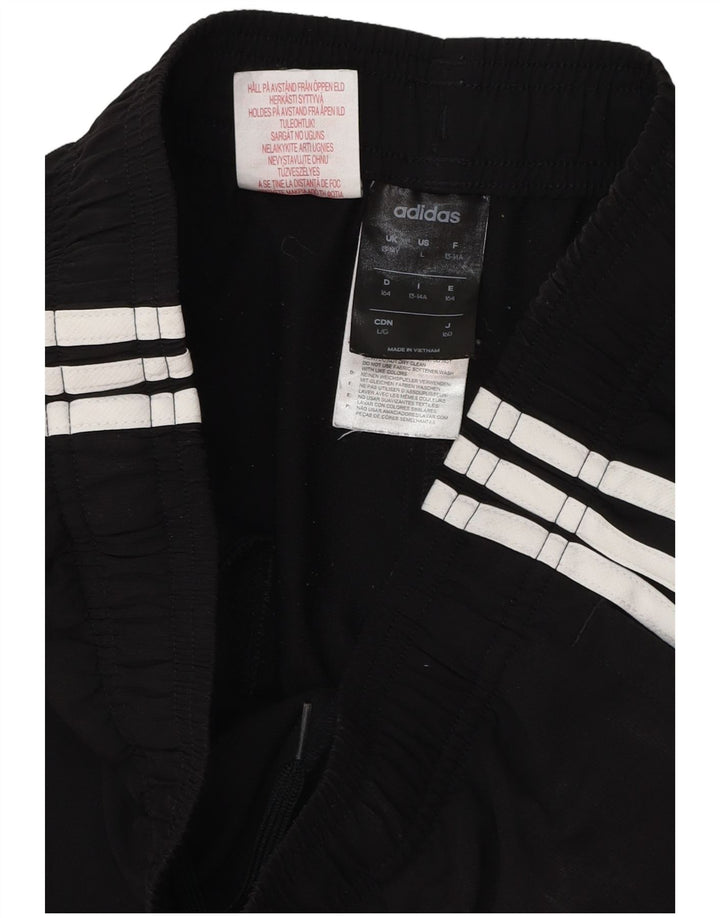 Shorts esportivos Adidas meninos 13-14 anos preto poliéster