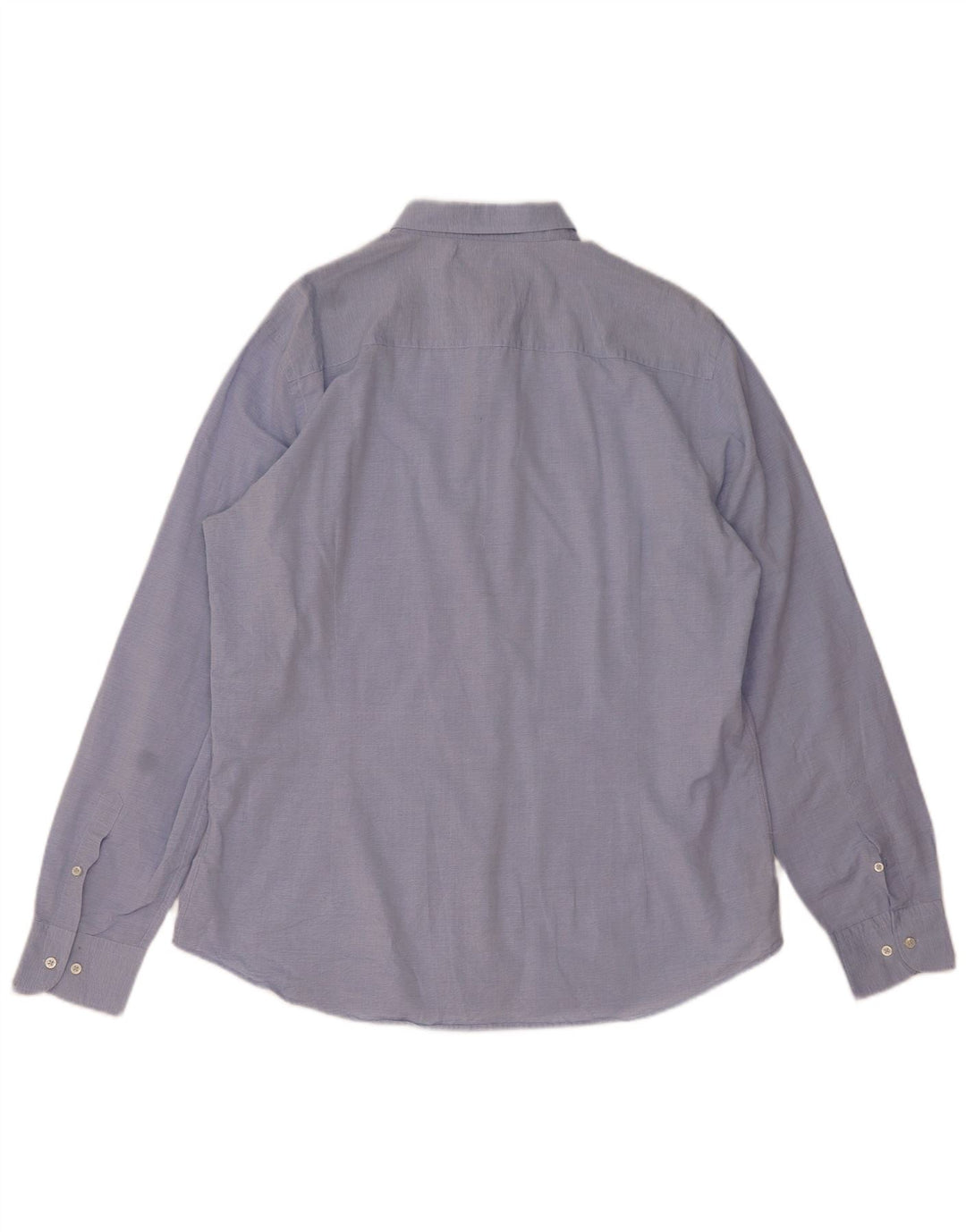 Camisa masculina Massimo Dutti 2XL algodão listrado azul