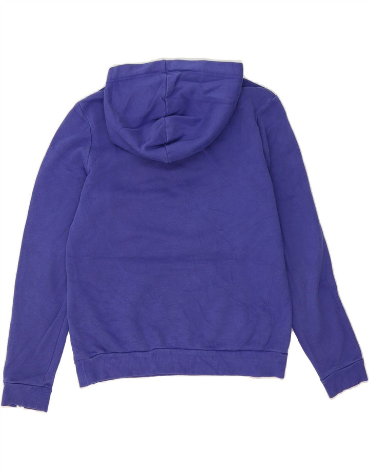 PUMA Womens Graphic Hoodie Jumper UK 12 Medium Purple Cotton Vintage Puma and Second-Hand Puma from Messina Hembry 