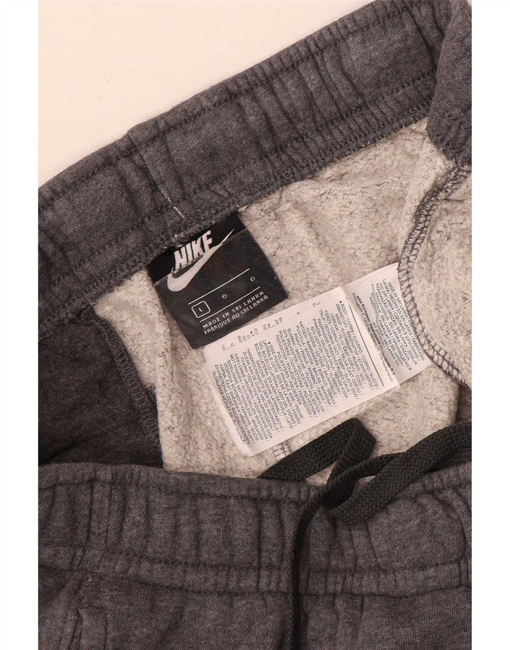 Calça de treino masculina Nike grande algodão cinza