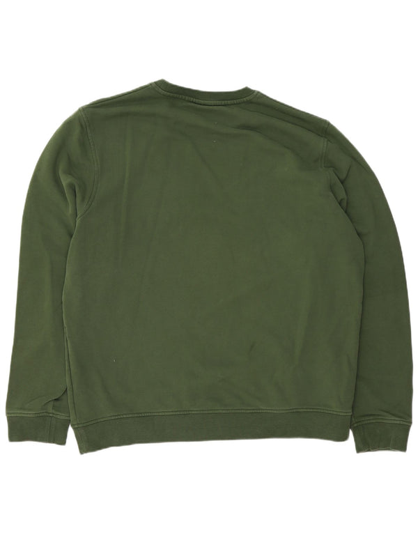 BARBOUR moletom gráfico masculino jumper 2XL algodão verde