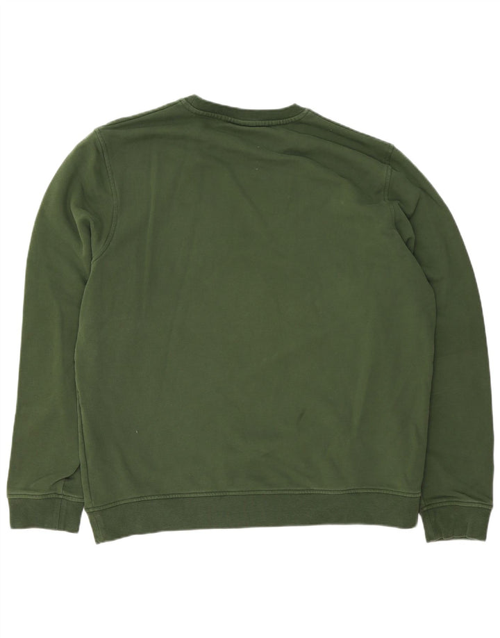 BARBOUR moletom gráfico masculino jumper 2XL algodão verde