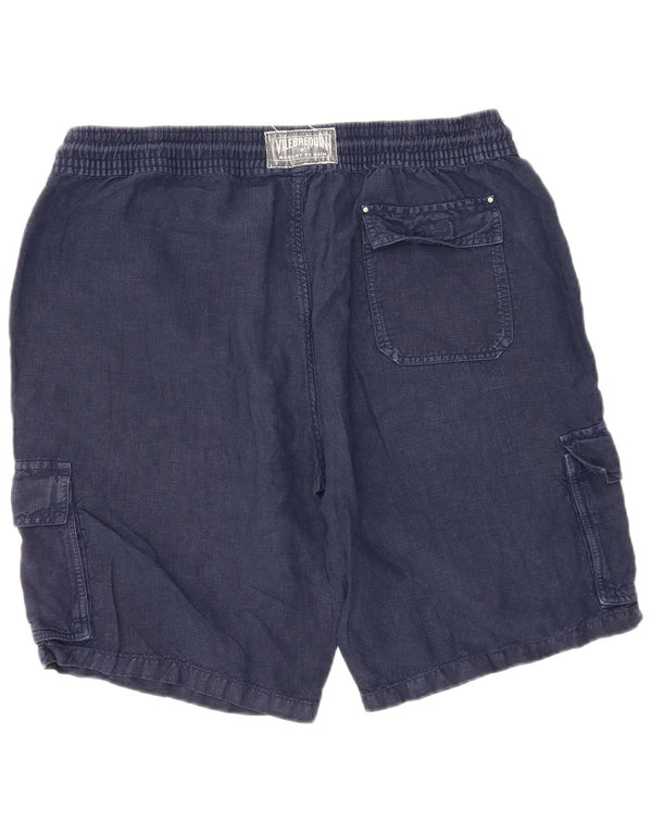 Shorts cargo masculino Vilebrequin 2XL W42 azul marinho
