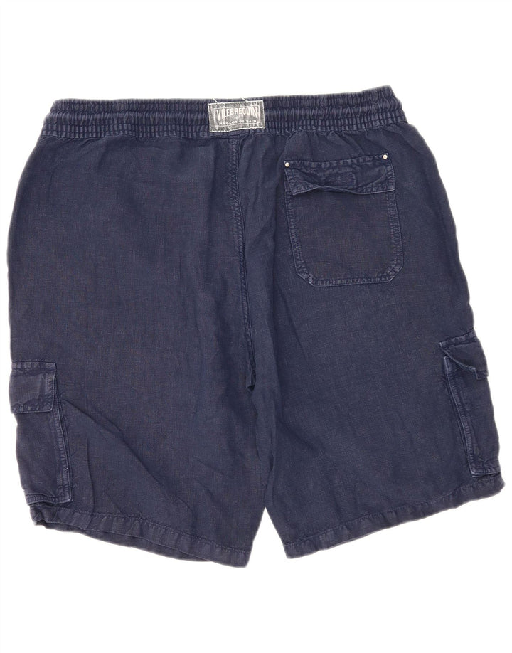 Shorts cargo masculino Vilebrequin 2XL W42 azul marinho