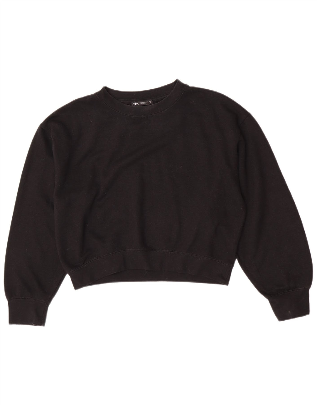 Zara moletom feminino jumper UK 14 médio preto
